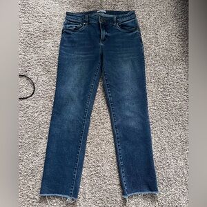 Evereve Dark Blue Straight Leg Jeans
